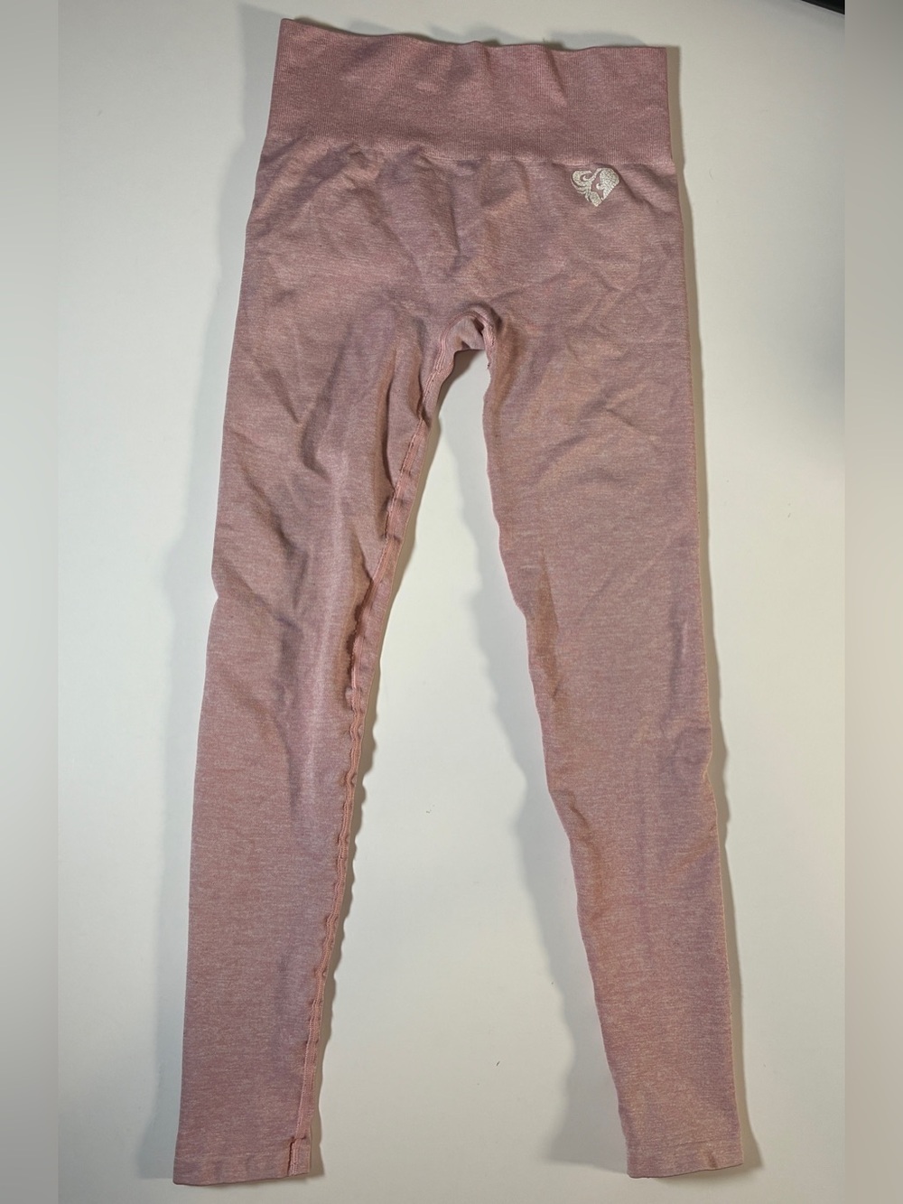 Women's Best Move Seamless Leggings Pink Marl Size M